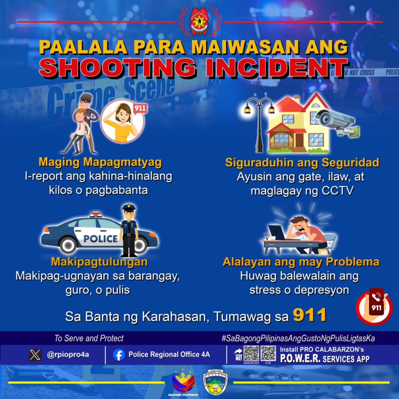 🚨 Isang paalala: ang kaligtasan ay responsibilidad nating lahat.